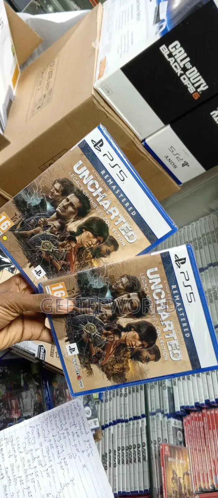 Uncharted Ps5 Game Disc