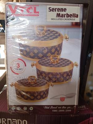 3 Pcs Serena Marbella Insulated Casserole Available