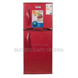 Nexus 190l Red Double Door Refrigerator Nx-235