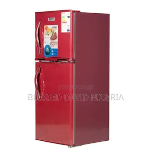 Nexus 190l Red Double Door Refrigerator Nx-235