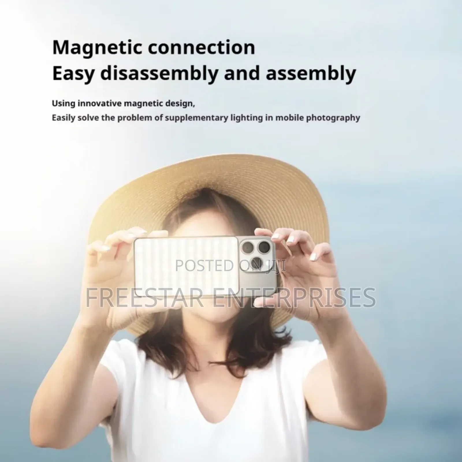 N19 Phone Camera Led Light Magnetic Led Fill Light.