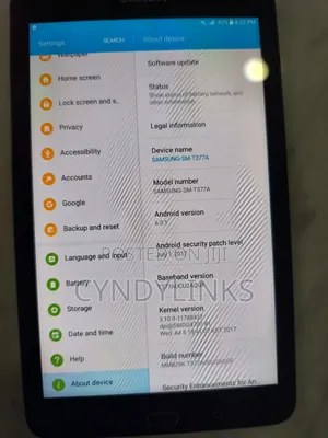 Samsung Galaxy Tab E 8.0 16 GB Black