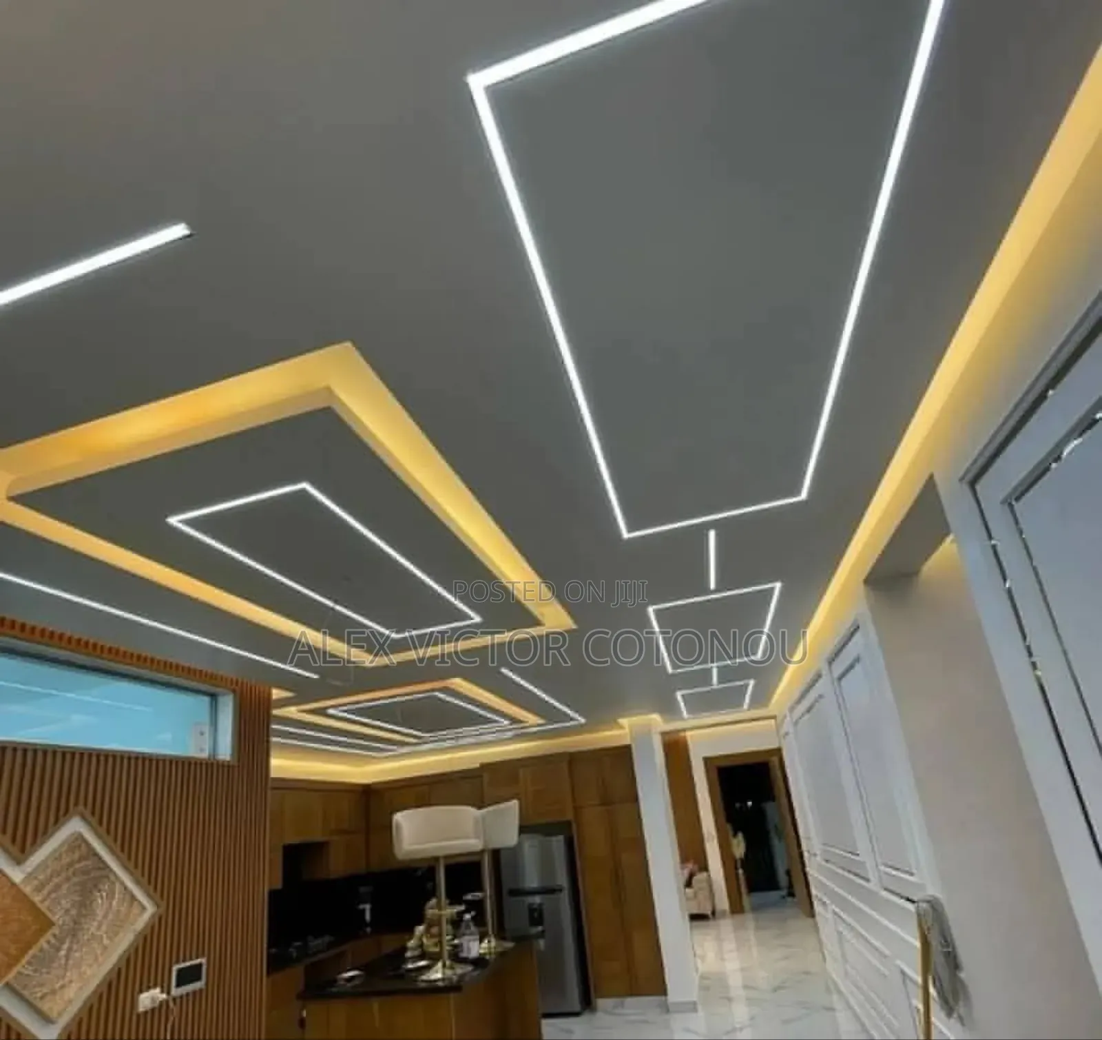 Tape Light Pop Ceiling
