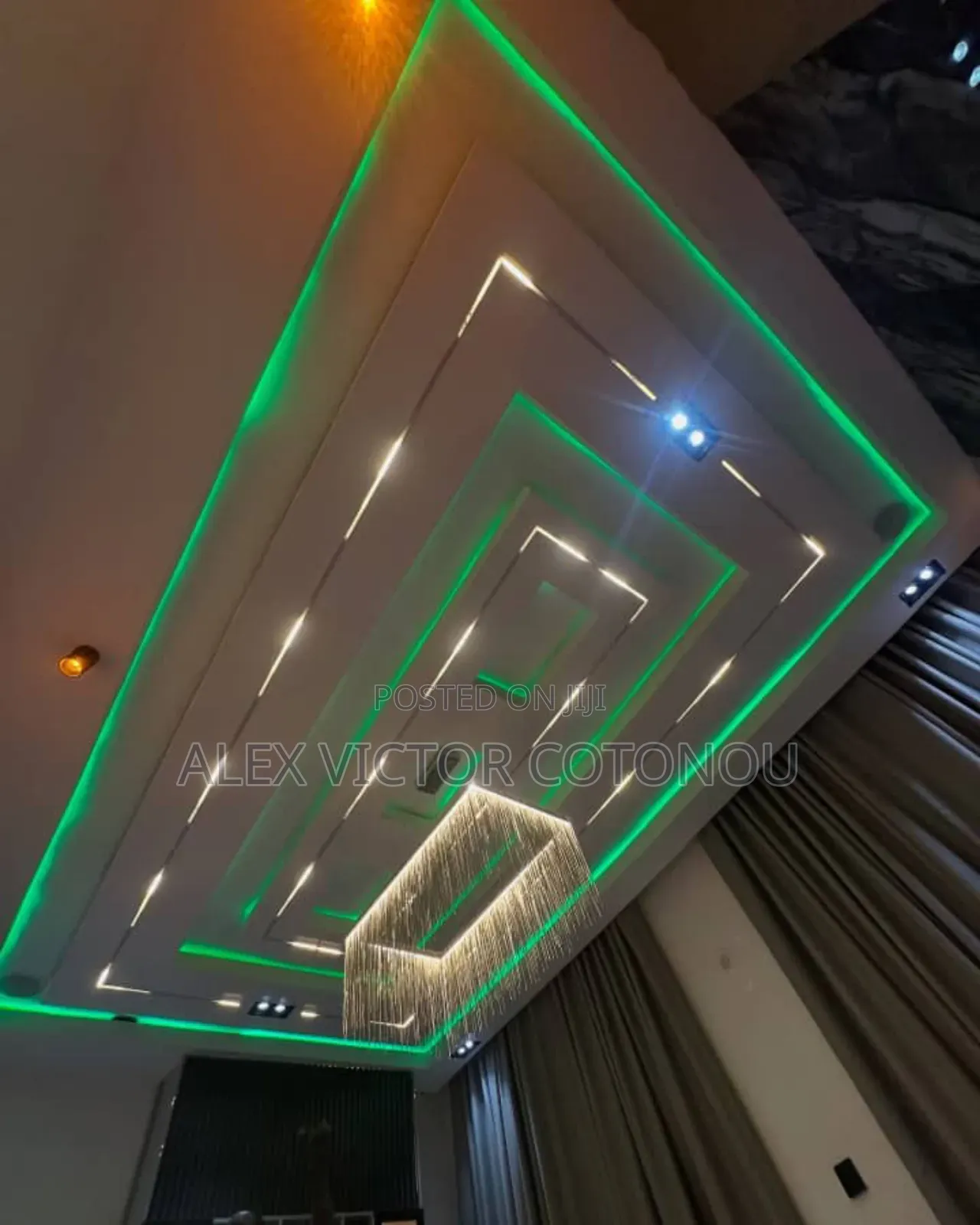 Tape Light Pop Ceiling