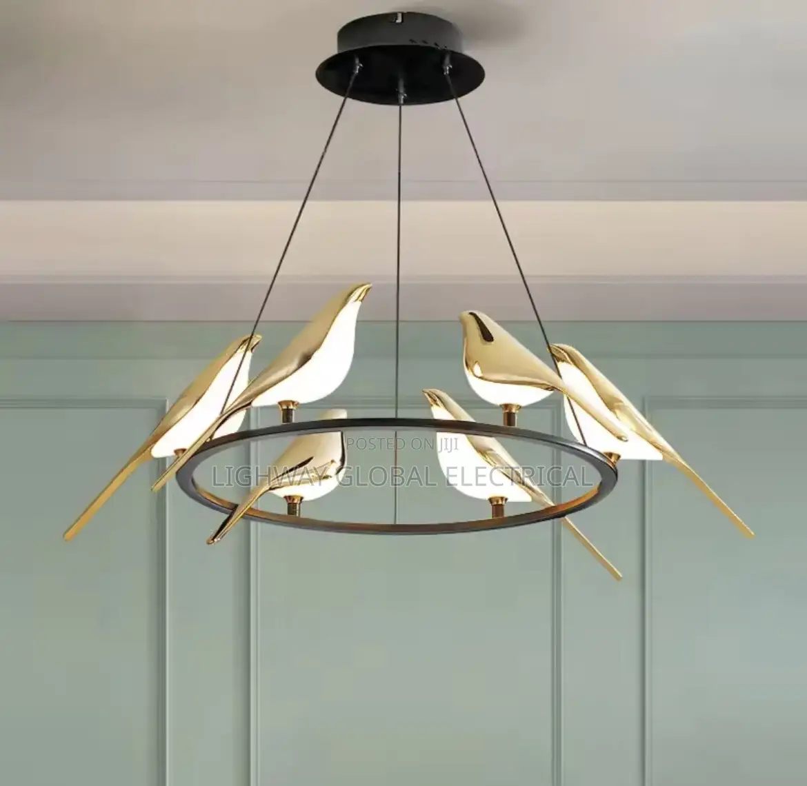 Magpie Bird Chandelier