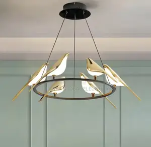 Magpie Bird Chandelier
