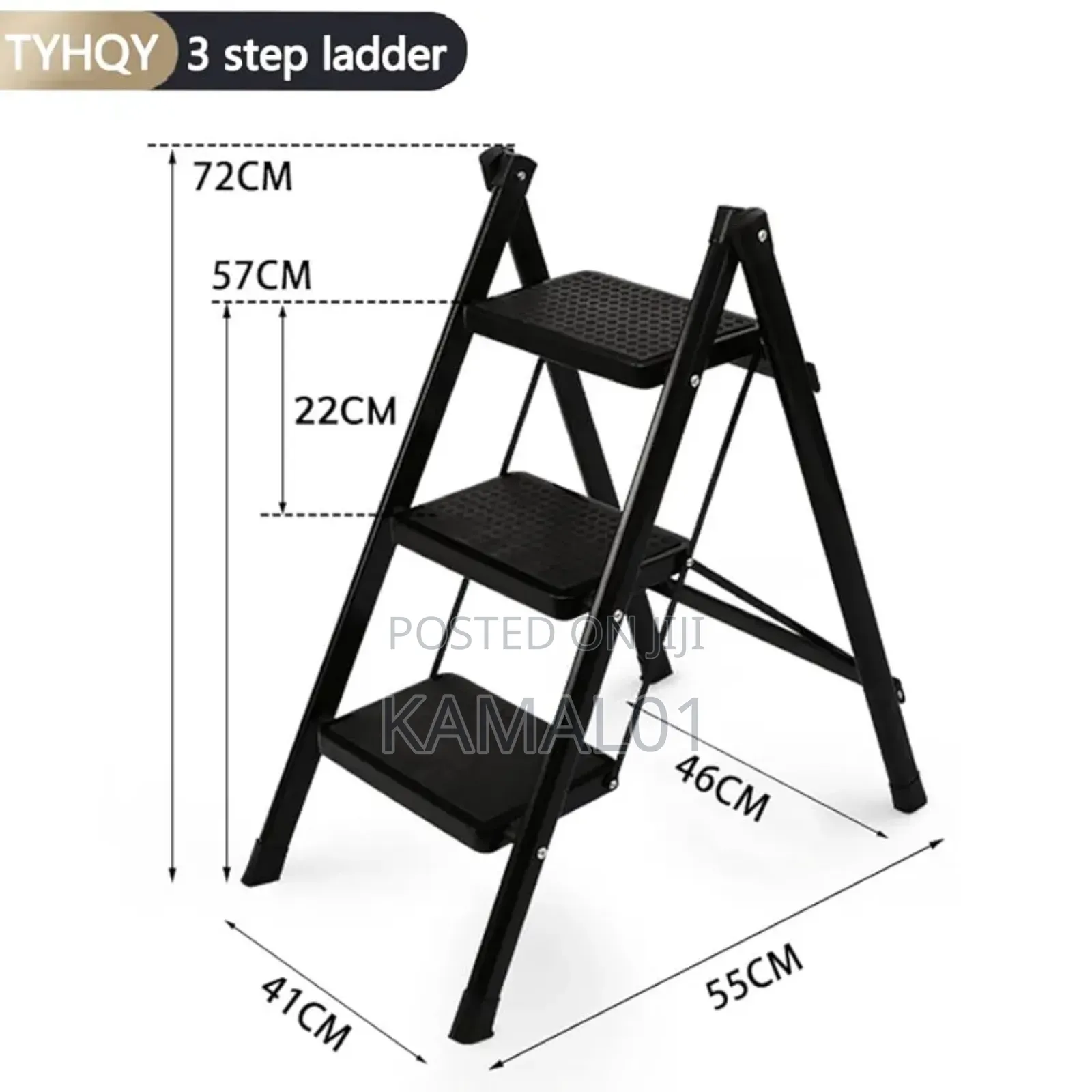 3 Step Ladder, Folding Step Stool