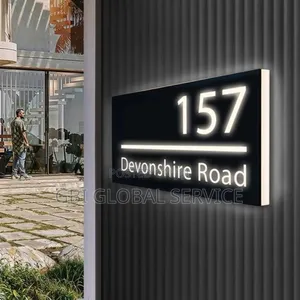 House Number Light Signage