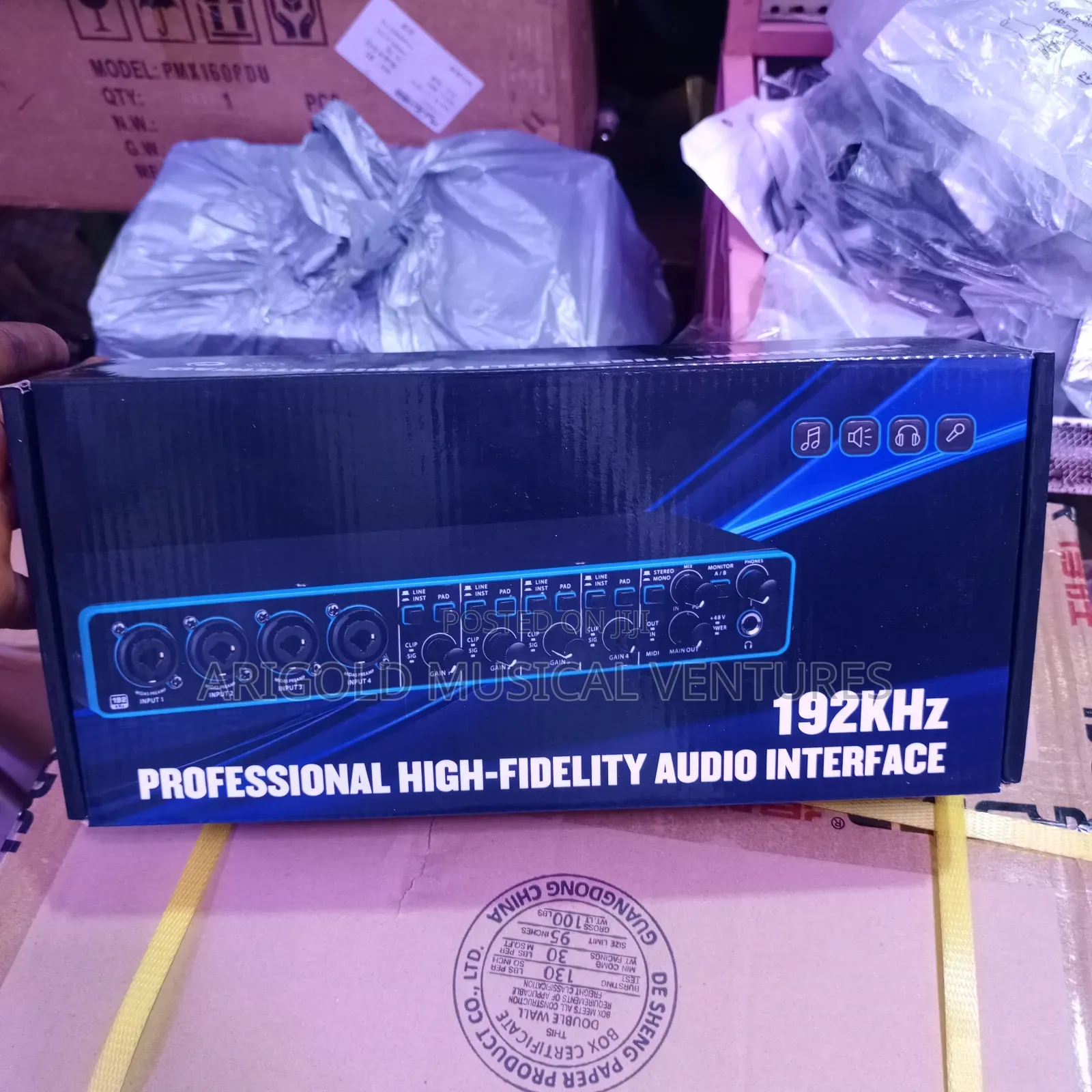 Professional M Audio Studio Soundcard U-Phoria Umc404hd