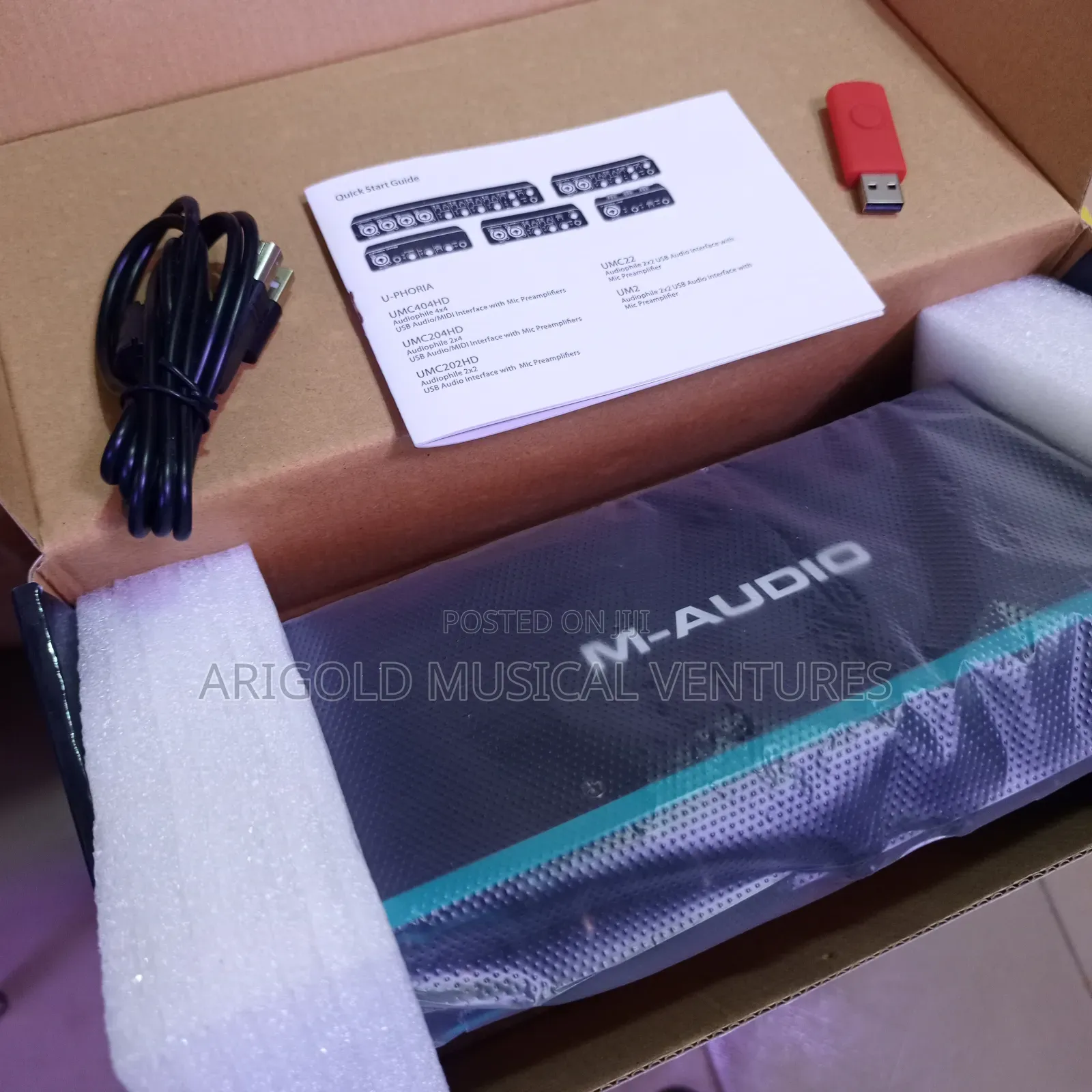 Professional M Audio Studio Soundcard U-Phoria Umc404hd