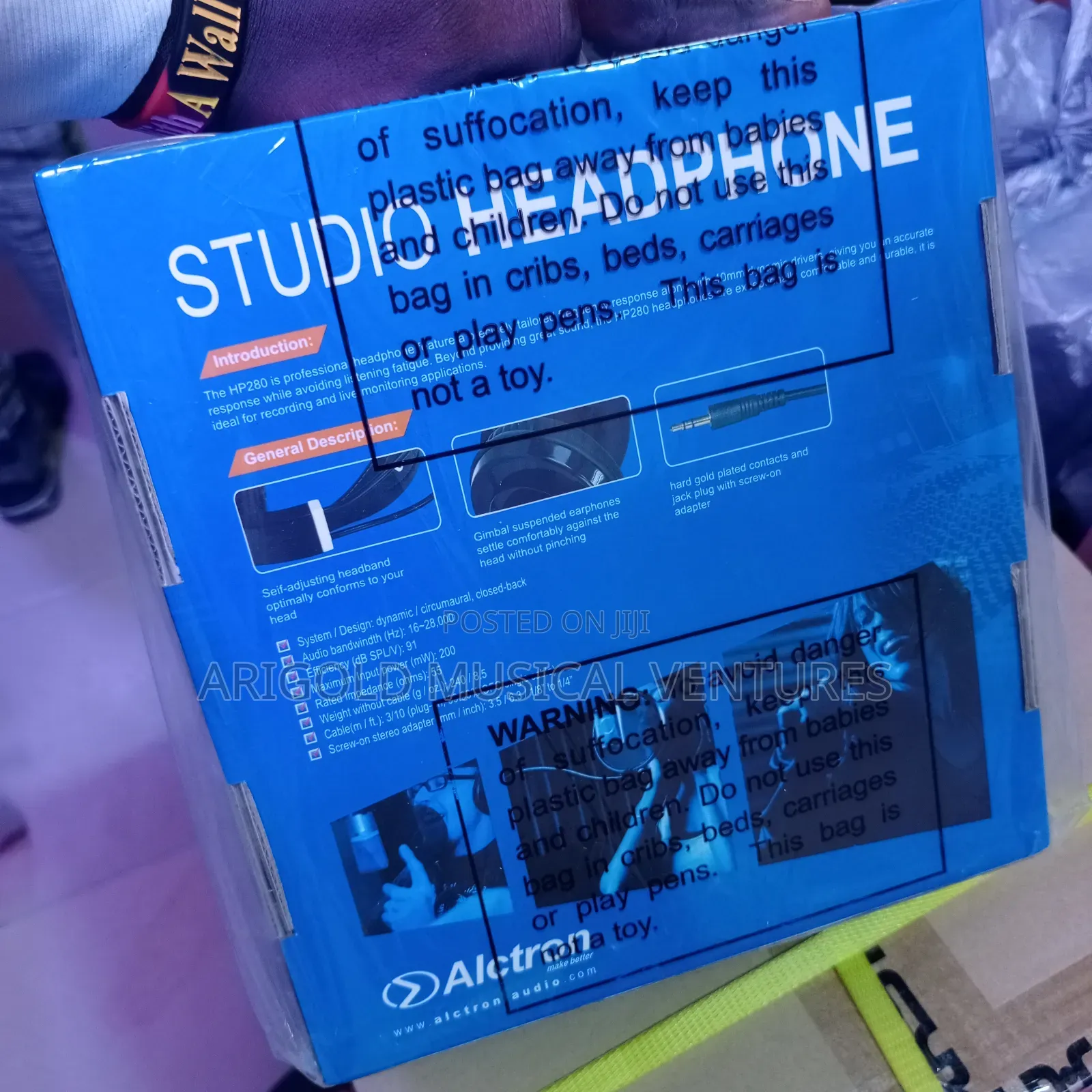 Professional Alctron Studio Headphone Hp-280