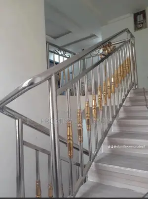 Staircase Stainless Steel Touch of Gold