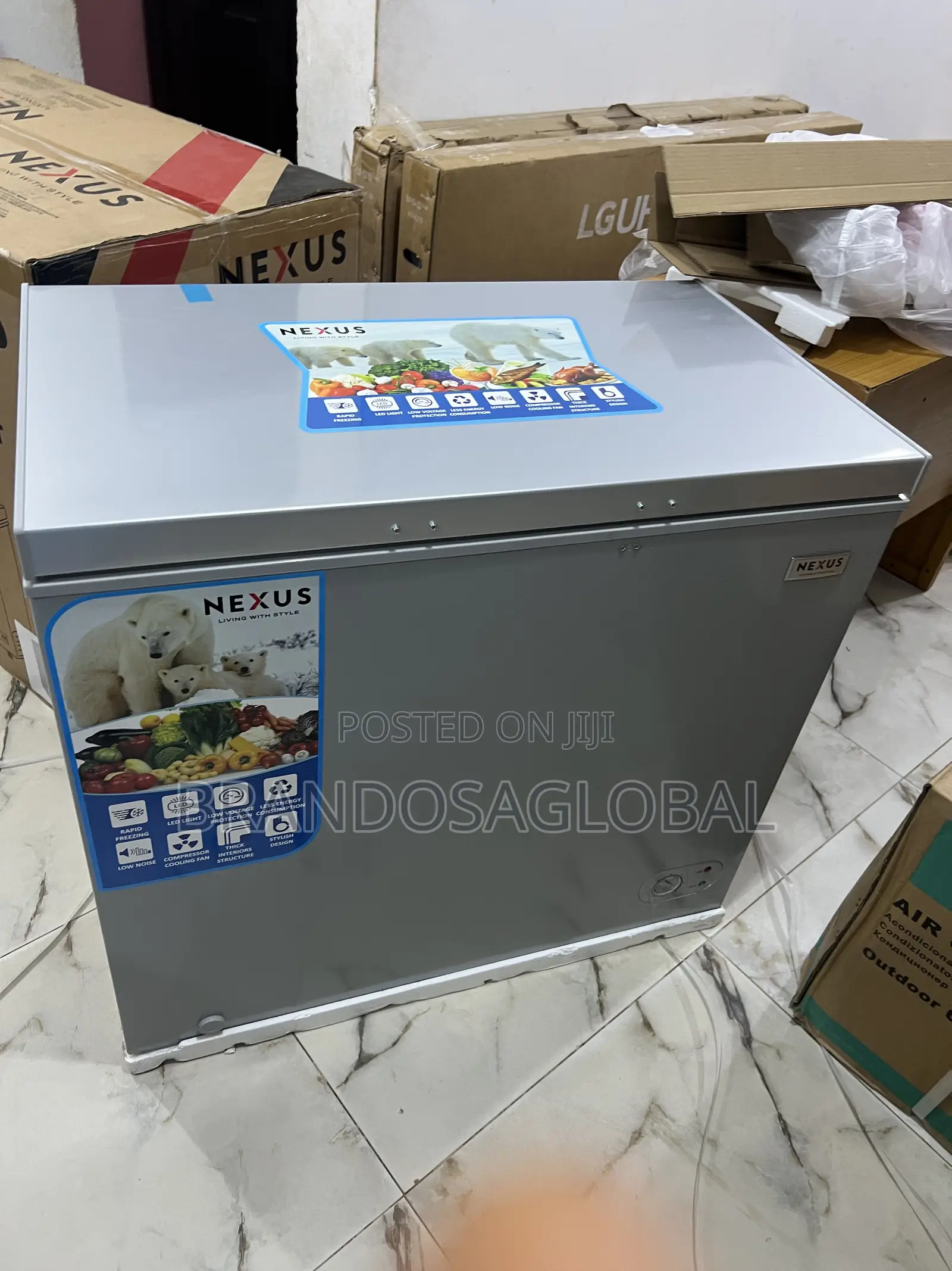 Nexus 210l Deep Freezer – Large Capacity Low Power Usage