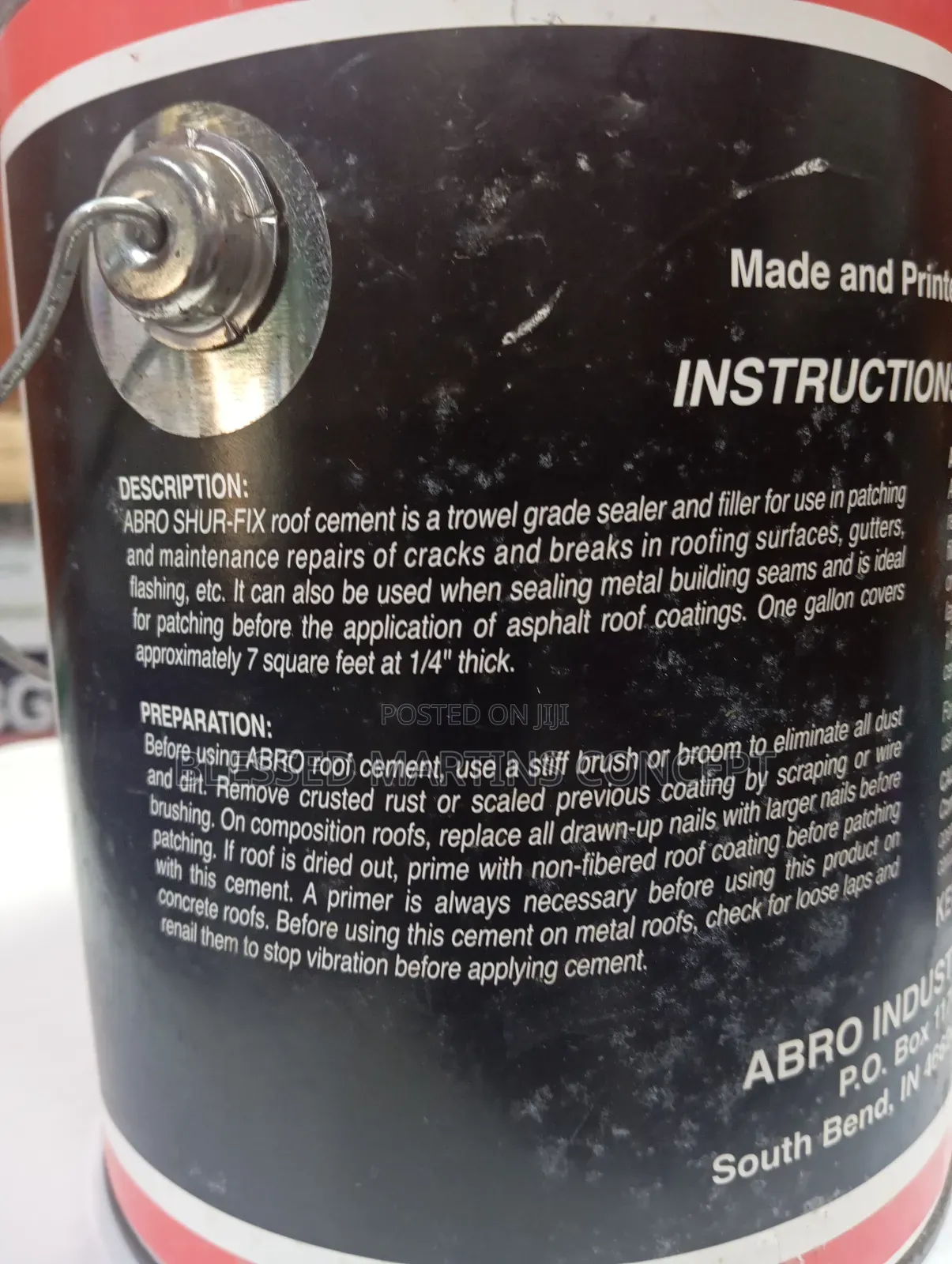 Abro Roof Cement