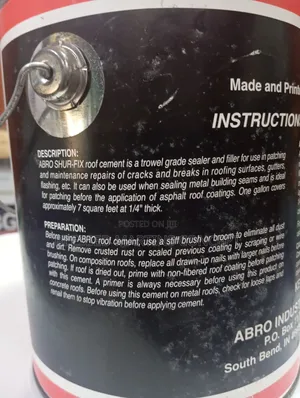 Abro Roof Cement