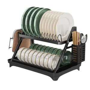 Portable 2 Layer Dish/ Plate Rack