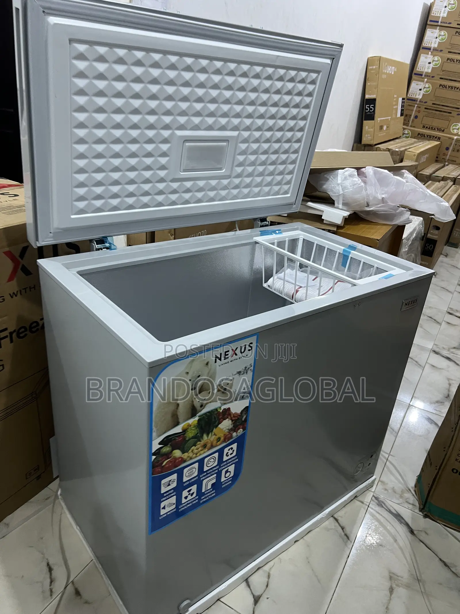 Nexus 210l Chest Freezer – Energy Efficient Compressor, Quick Cooling