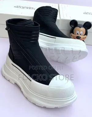 Original Alexander Mcqueen Plimsoll Hightop Boots