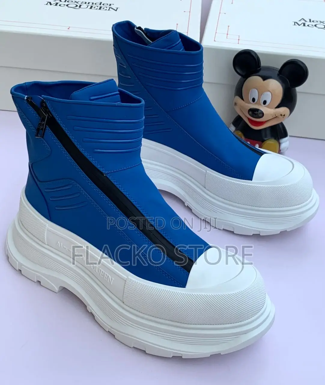 Original Alexander Mcqueen Plimsoll Hightop Boots