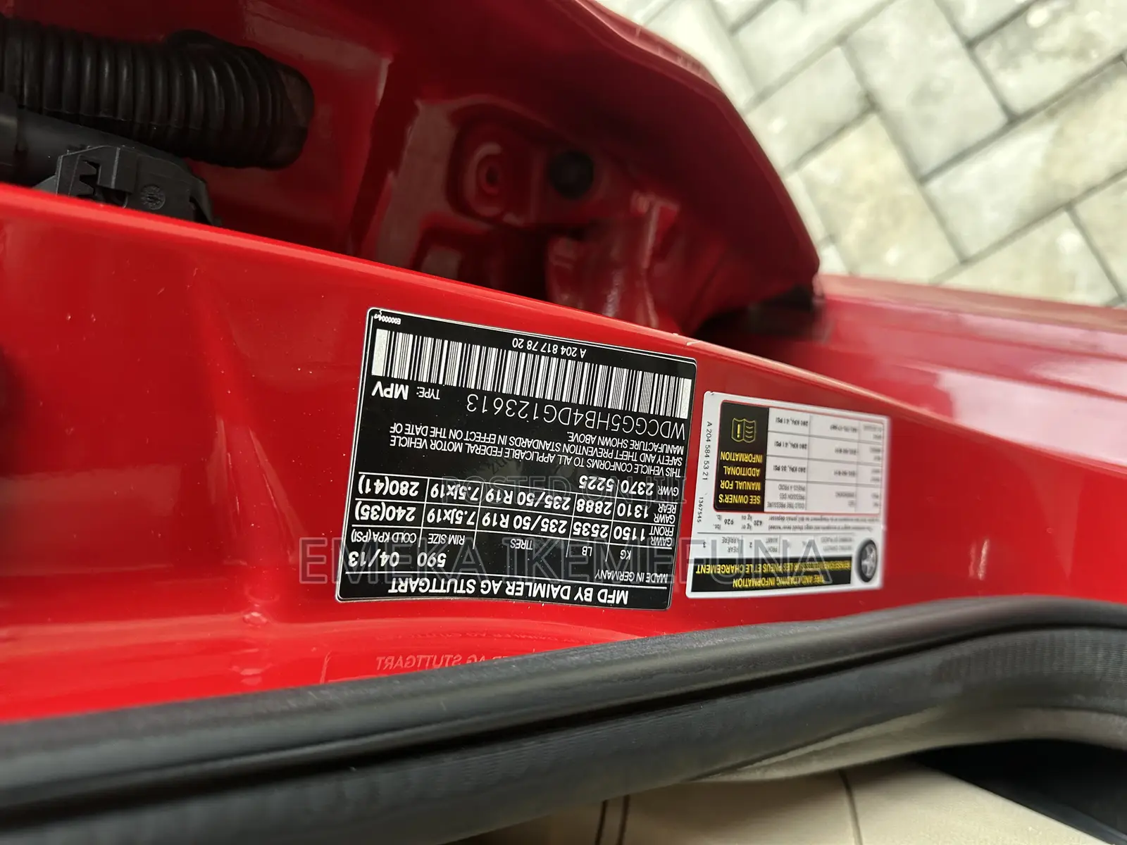Mercedes-Benz GLK-Class 2013 Red