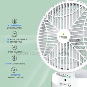 Iwin Mini Rechargeable Table Fan