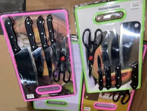 Cutting Board and Knives