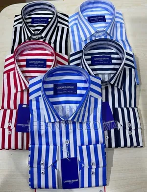 Nice Cotton Men Stribe Shirt