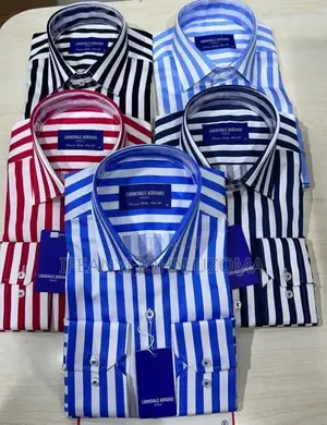 Nice Cotton Men Stribe Shirt