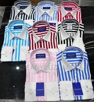 Good Cotton White Collar Long Sleeve Shirt