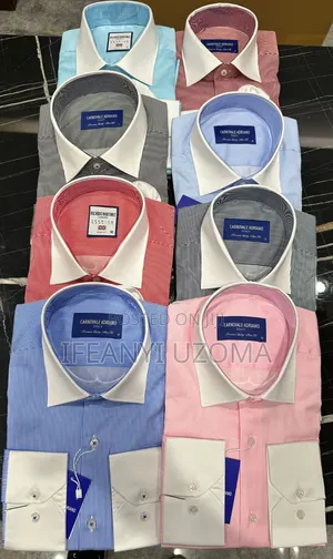 Good Cotton White Collar Long Sleeve Shirt