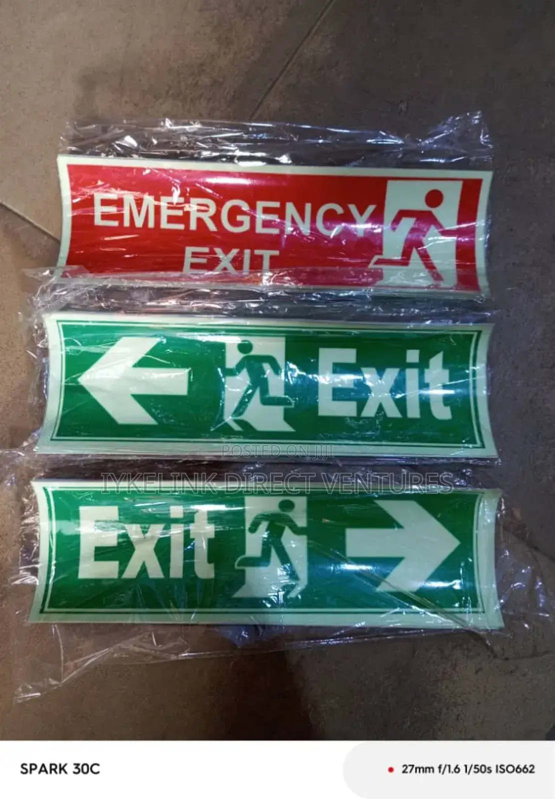Emergency Exit Sign