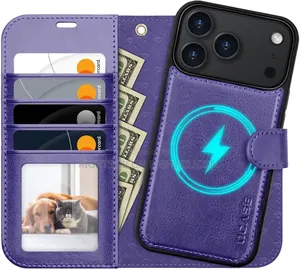 Usa Ocase for iPhone 17 Pro Max Case, Detachable 2 in 1 Pu