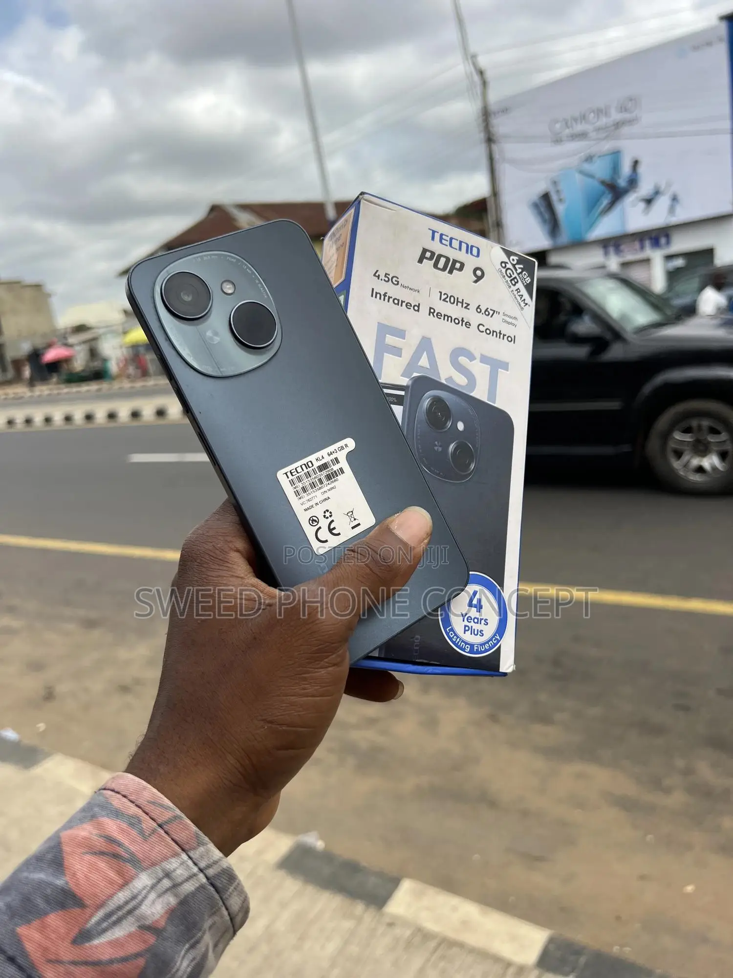 Tecno Pop 9 64 GB Black