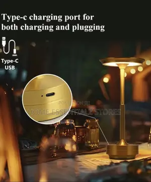 Cordless Rechargeable Modern Dinner Table Lamp