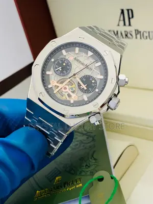 Audemars Piguet Quality Luxury Men Chronograph Chain Strap Wristwatch