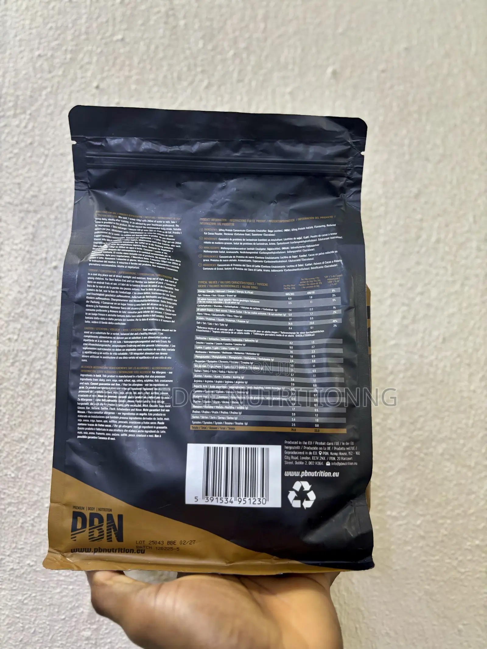 PBN- Premium Body Nutrition Whey Protein