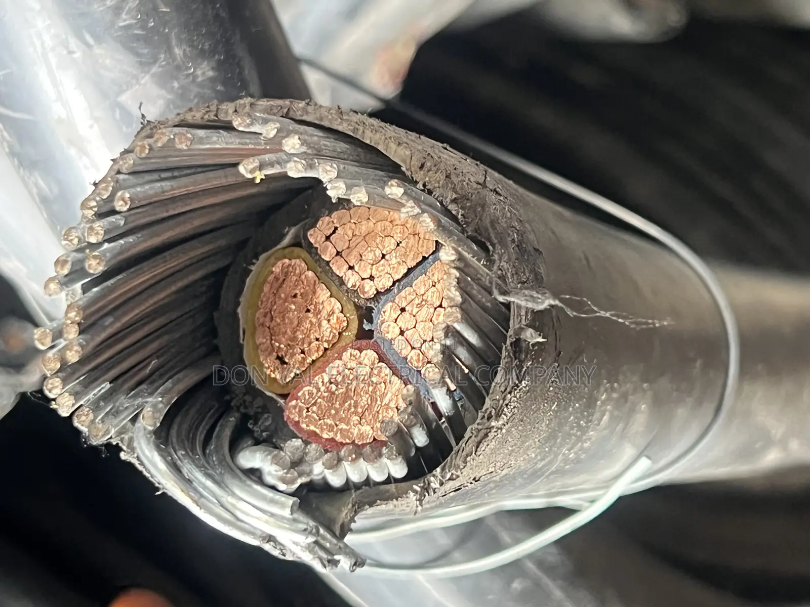 4corex120mm Full Copper Armored Cable