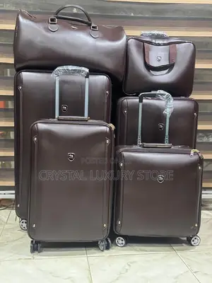 Moonlight Quality Luxury Genuine Leather Travel Luggage