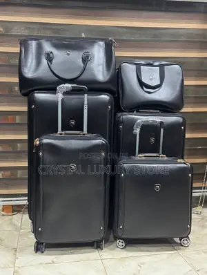 Moonlight Quality Luxury Genuine Leather Travel Luggage
