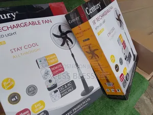 18" Century Rechargeable Standing Fan
