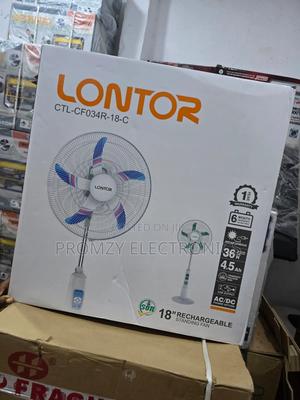 Lontor Rechargeable Standing Fan 18inch Long Lasting