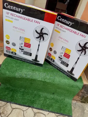 Brand New 18 Inches Century Rechargeable Standing Fan