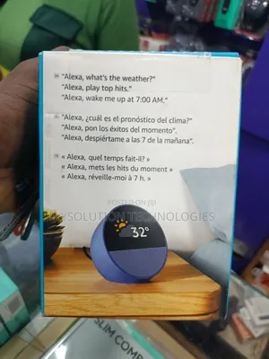Amazon Echo Spot Smart Alarm Clock With Alexa