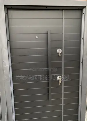 Black Unique Entrance Door
