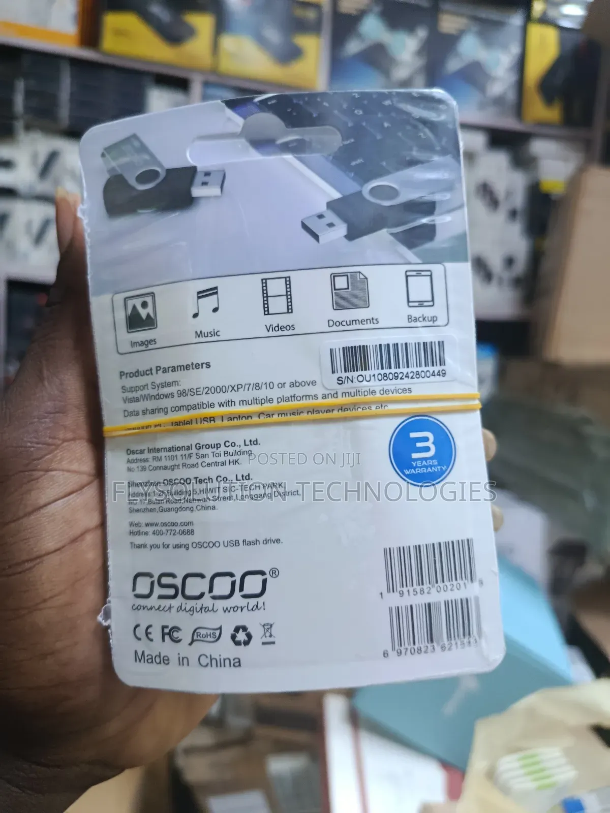 Oscoo Usb 2.0 16gb Flash Drive