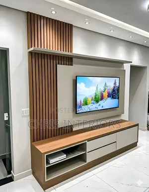 High Glossy Tv Console