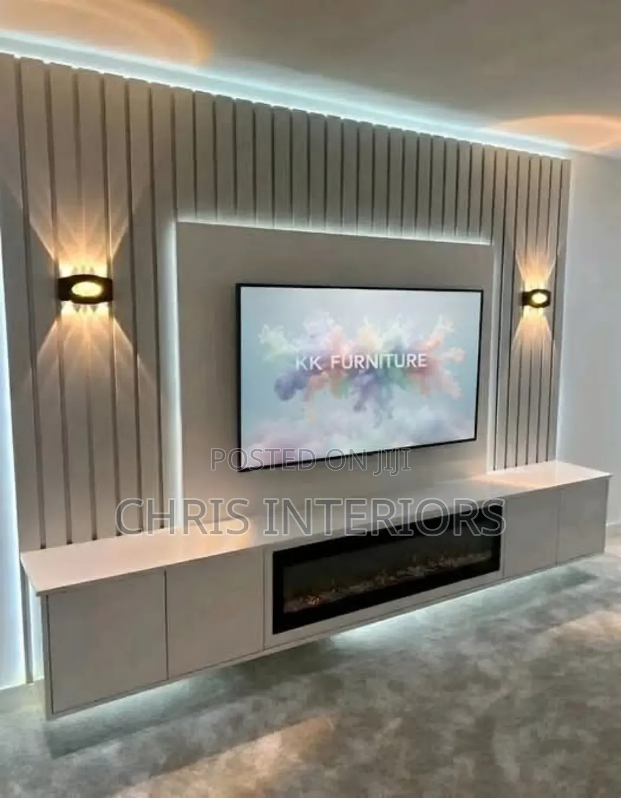 High Glossy Tv Console