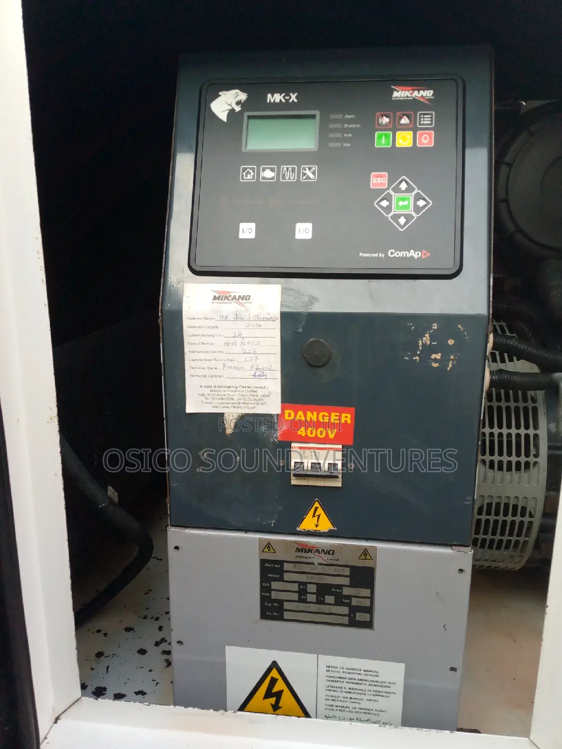 22 Kva Mikano Sounproof Generator
