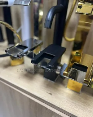 Black, Gold and Chrome Water Fall