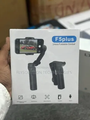 F5 Plus - 3-axis Phone Stabilizer Gimbal Bluetooth Remote Control